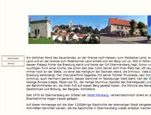 Tablet Screenshot of historischesobermarsberg.de